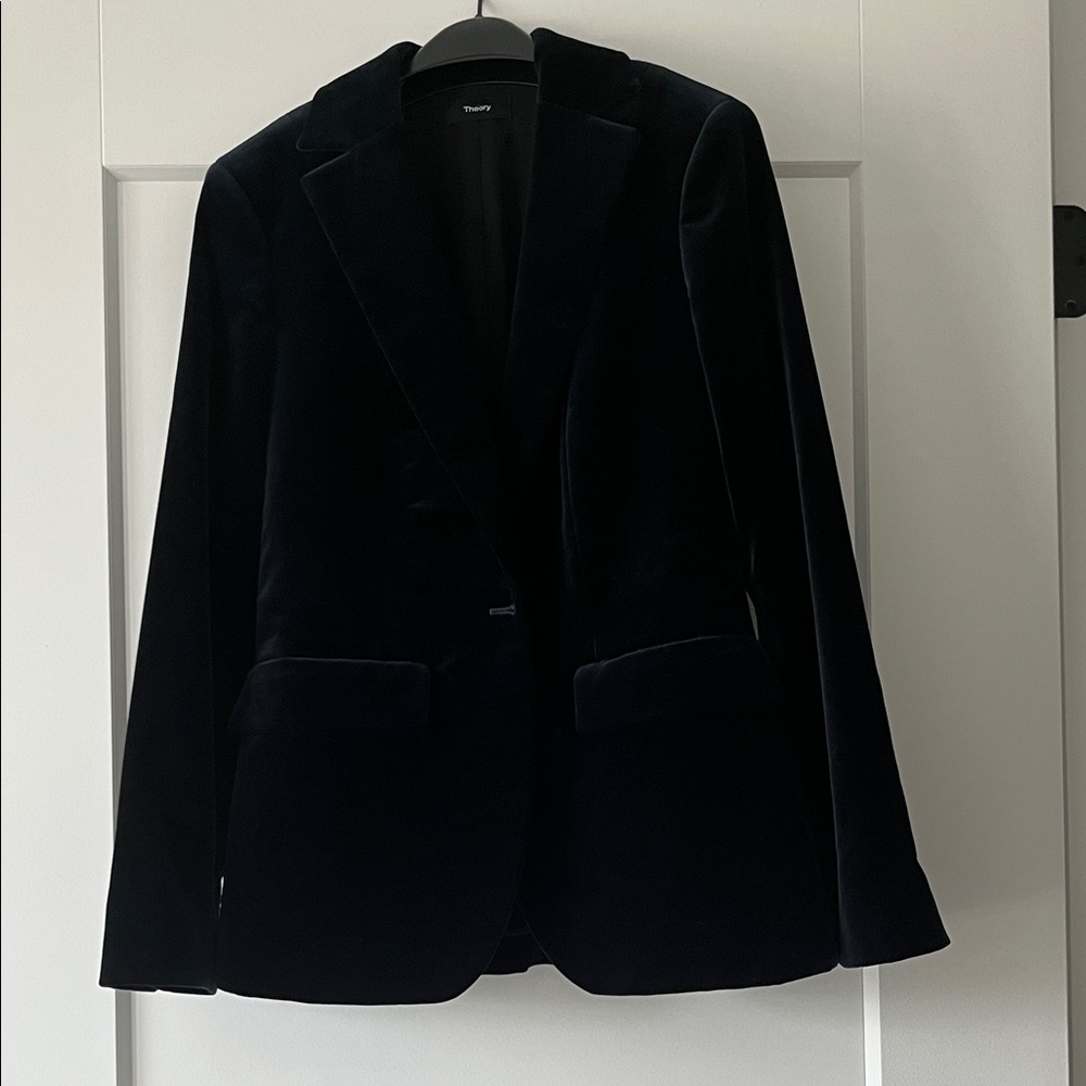 Theory Midnight Velvet Blazer